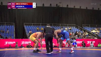 92 kg Round 3 - Nate Jackson, USA vs Cesar Ubico, GUA