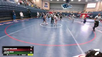 120 lbs Champ. Round 1 - Ripkin Williams, Plano vs Jacob Cruz, Klein Cain