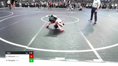 78 lbs Quarterfinal - Seth Williams, Searcy Youth Wrestling vs Alexander Douglas, Predator Wrestling