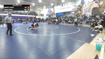 126 lbs Cons. Round 1 - Brody Lynch, Lewiston vs Enzo Attali, Lake City