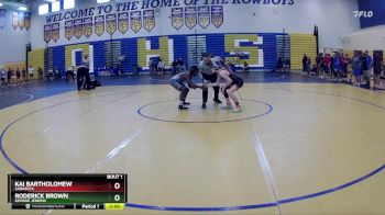 106 lbs Champ. Round 1 - Roderick Brown, George Jenkins vs Kai Bartholomew, Sarasota