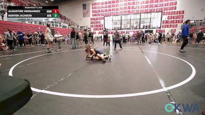 55 lbs Consi Of 4 - Augustine Hernandez, ARDMORE TAKEDOWN CLUB vs Hunter Jackson, Noble Takedown Club
