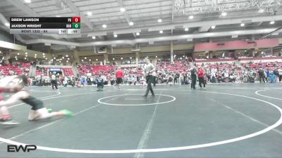 64 lbs Cons. Round 1 - Jaxson Wright, Bartlesville vs Drew Lawson, Ponca City