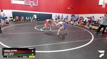 125 lbs Round 2 (6 Team) - Joshua Moore, Chickasha vs Riley Dilka, Kansas Gold