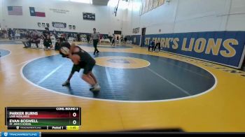 80 lbs Cons. Round 3 - Evan Boswell, St. John`s School vs Parker Burns, Lake Highlands