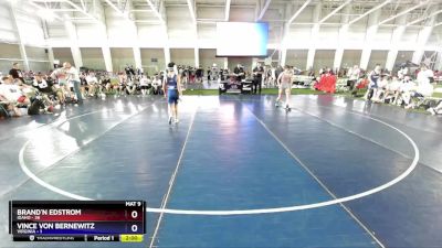 100 lbs 2nd Wrestleback (8 Team) - Brand`n Edstrom, Idaho vs Vince Von Bernewitz, Virginia