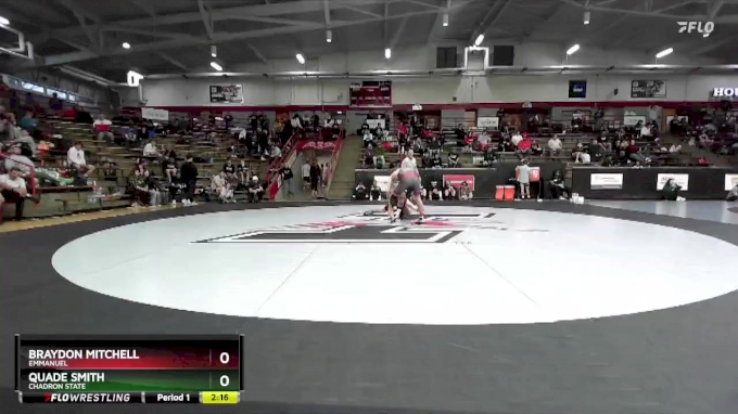 125 lbs Champ. Round 2 - Braydon Mitchell, Emmanuel vs Quade Smith ...