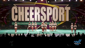 The Atlanta Jayhawks - NAVY [2022 L3 - U17 - A] 2022 CHEERSPORT National Cheerleading Championship