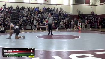 152 lbs Semifinal - Tristin Nosbisch, Mount Vernon vs Brenden Heying, Benton Community