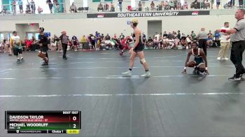 126 lbs Champ. Round 1 - Davidson Taylor, Winter Haven Blue Devils vs Michael Woodruff, EWC