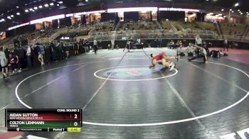 144 lbs Cons. Round 2 - Aidan Sutton, New Smyrna Beach Sr H S vs Colton Lehmann, Venice