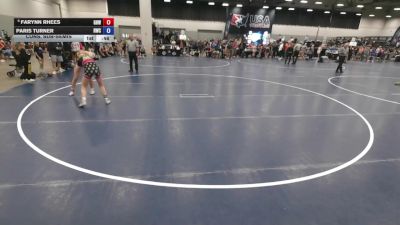 105 lbs Cons. Sub-semis - Paris Turner, Rabbit Wrestling Club vs Farynn Rhees, Greater Heights Wrestling