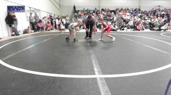 55 lbs Consi Of 4 - Amaiya Spence, Fort Gibson Youth Wrestling vs Coy Clarke, Sallisaw Takedown Club