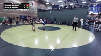 98 lbs Round 1 - Maddox Anderson, Kuna Klub vs Malachi Burnham, Sublime Wrestling Academy