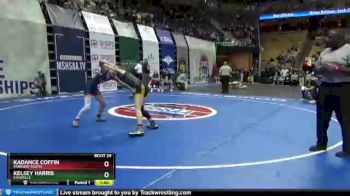 110 lbs Champ. Round 1 - Kadance Coffin, Parkway South vs Kelsey Harris, Cassville