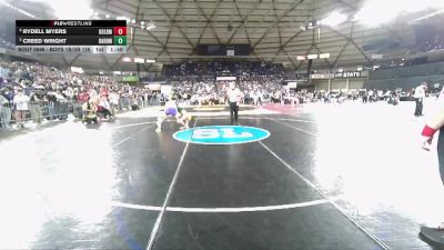 Boys 1B/2B 126 Semifinal - Rydell Myers, Goldendale vs Creed Wright, Darrington