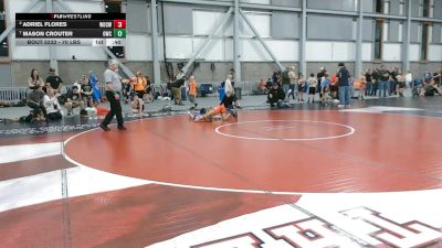 70 lbs Quarters - Mason Crouter, Outlaw Wrestling Club vs Adriel Flores, Warriors Of Christ WOC- Wrestling