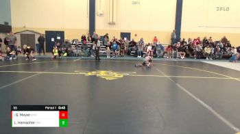55 lbs Semifinal - Gray Meyer, STMA vs Liam Hamacher, Grynd