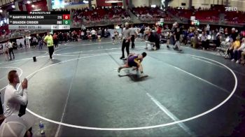80 lbs Cons. Round 4 - Sawyer Isaacson, 2TG vs Braden Crider, Bridgeport Wrestling Club
