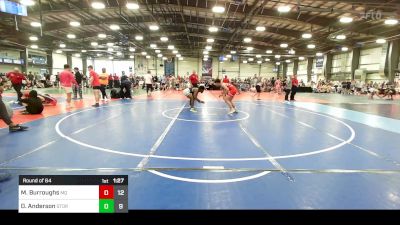 145 lbs Round Of 64 - Myles Burroughs, Mayo Quanchi vs Denarvious Anderson, Storm Wrestling Center