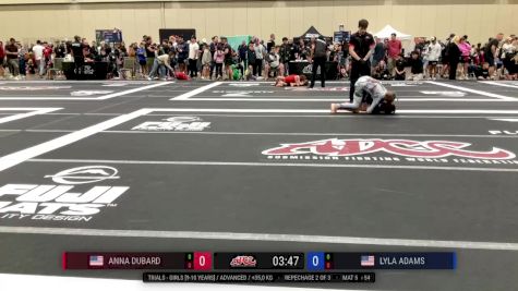 Anna Dubard vs Lyla Adams 2025 ADCC Orlando Open/Youth Trials
