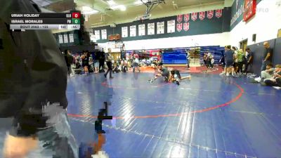 122 lbs 3rd Place Match - Uriah Holiday, Rough House vs Israel Morales, Pounders WC