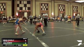 125 lbs Round 3 (6 Team) - Devin Connelly, Town WC vs Cole Patrick, Wyalusing Plus