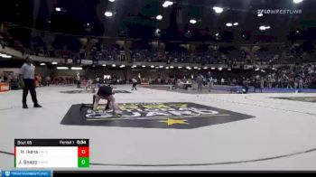 126 lbs Champ. Round 1 - Hudson Ikens, DeKalb vs Justus Snapp, Joliet Catholic