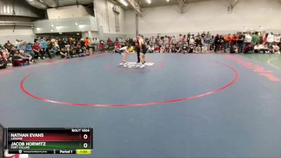 106 lbs Cons. Round 3 - Nathan Evans, Laramie vs Jacob Horwitz, Fort Collins