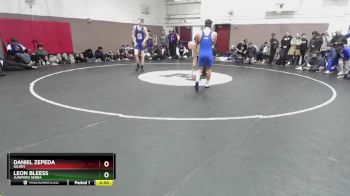 157 lbs Quarterfinal - Daniel Zepeda, Gilroy vs Leon Bleess, Junipero Serra