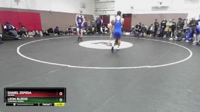 157 lbs Quarterfinal - Daniel Zepeda, Gilroy vs Leon Bleess, Junipero Serra