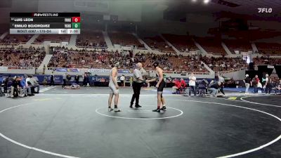 175-D4 Champ. Round 1 - Emilio Bojorquez, Yuma Catholic High School vs Luis Leon, Fountain Hills High School