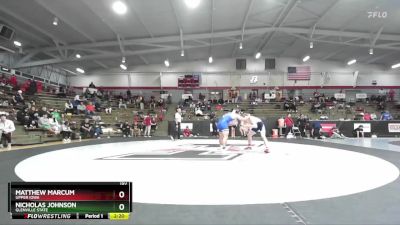 197 lbs Champ. Round 3 - Nicholas Johnson, Glenville State vs Matthew Marcum, Upper Iowa