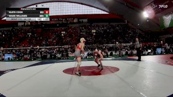 4A 138 lbs Quarterfinal - Klete Cook, Weiser vs Wade Williams, American Falls