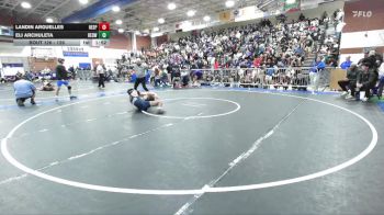 126 lbs Champ. Round 1 - Eli Archuleta, Redwood vs Landin Arguelles, Hesperia