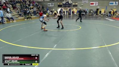 112 lbs Cons. Semi - Samuel Golick, South Anchorage High School vs Wyatt Zeiler, Eagle River High School