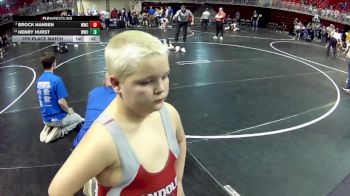 95 lbs 5th Place Match - Brock Hansen, Wayne Wrestling Club vs Henry Hurst, Wahoo Wrestling Club
