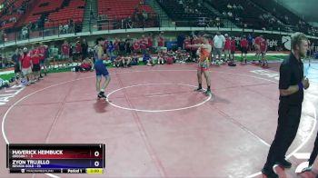 165 lbs Semis & Wb (16 Team) - Maverick Heimbuck, Oregon 1 vs ZYON TRUJILLO, Nevada GOLD