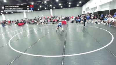 120 lbs Traevon Ducking, Team Indiana Gold vs Lukas Salas-Sanchez, Team Oregon