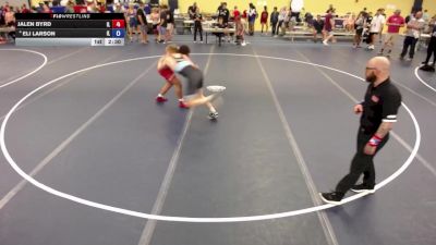 190 lbs 5th Place Match - Jalen Byrd, IL vs Eli Larson, IL