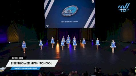 Eisenhower High School [2025 Junior High - Pom Semis] 2025 UDA National Dance Team Championship