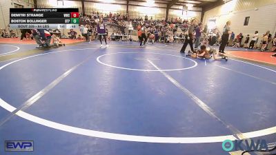 64 lbs Consolation - Demitri Strange, Woodland Wrestling Club vs Boston Bollinger, Tulsa Blue T Panthers