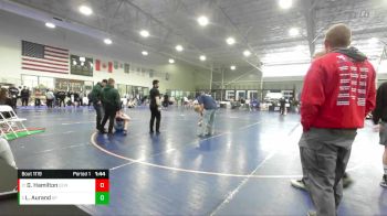 144 lbs Champ. Round 2 - Landree Aurand, Whitefish vs Grey Hamilton, Evanston Elite Wrestling