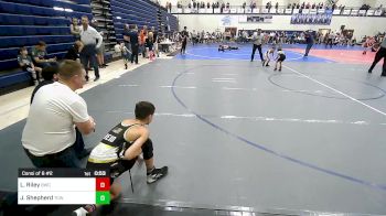 46 lbs Consi Of 8 #2 - Lucas Riley, Bentonville Wrestling Club vs Jax Shepherd, Team Conquer Wrestling