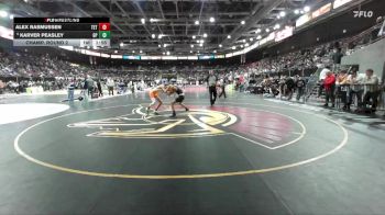 106 lbs Champ. Round 2 - Karver Peasley, Gonzaga Prep vs Alex Rasmussen, Teton