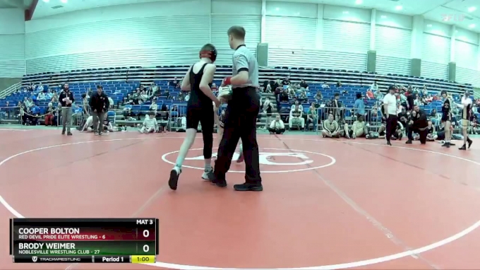 110 lbs Round 4 (6 Team) - Brody Weimer, Noblesville Wrestling Club vs ...