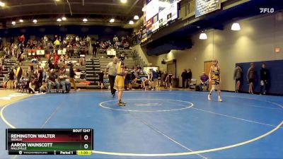 102-106 lbs Cons. Round 1 - Aaron Wainscott, Hallsville vs Remington Walter, Sedalia