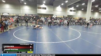 119 lbs Champ. Round 3 - Tanner Paustian, IA vs Cayden Rios, TX