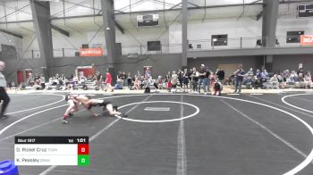 106 lbs Round Of 16 - Declan Rickel Cruz, Team Aggression vs Karver Peasley, Omak Wrecking Crew Wrestling