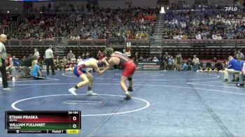 2A-144 lbs Champ. Round 1 - William Fullhart, Decorah vs Ethan Praska, NH/TV